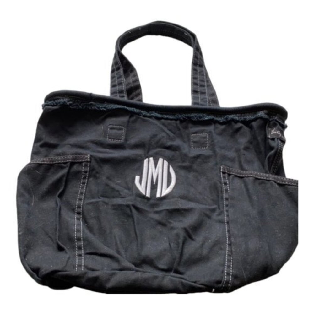 Thirty-One Retro Metro Distressed Shoulder Bag Initials #3240